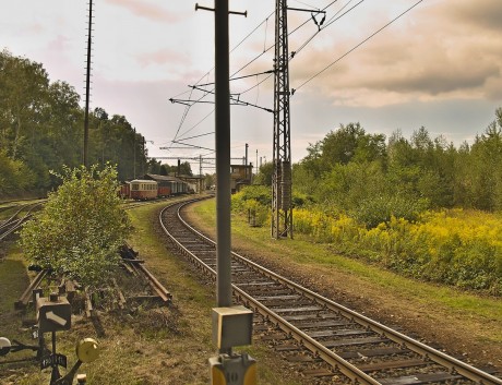 ...a tady už se blížíme do stanice Jindřichův Hradec.